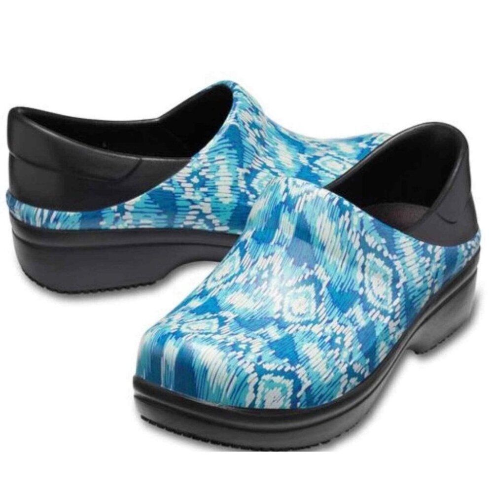 Crocs Neria Pro II Graphic Slip Resistant Work Clogs Women’s Shoes Size 11